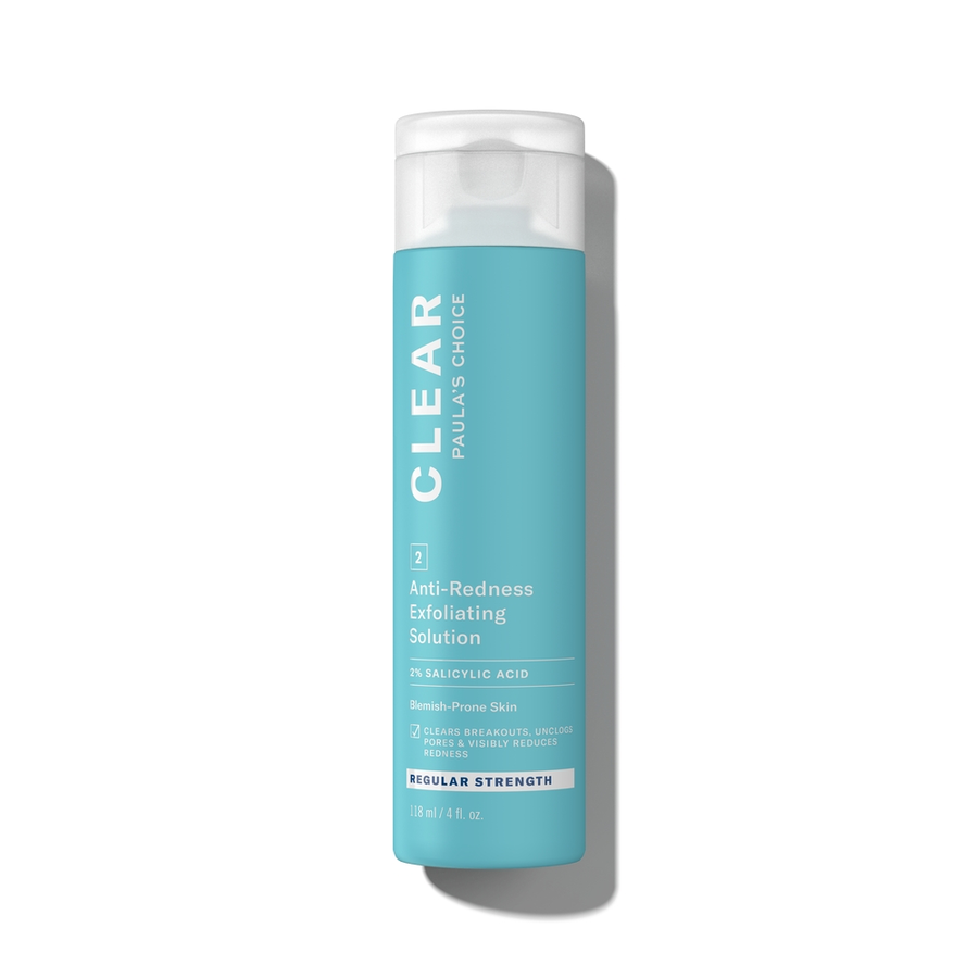 soluție exfoliantă anti-roșeață clear cu concentrație normală