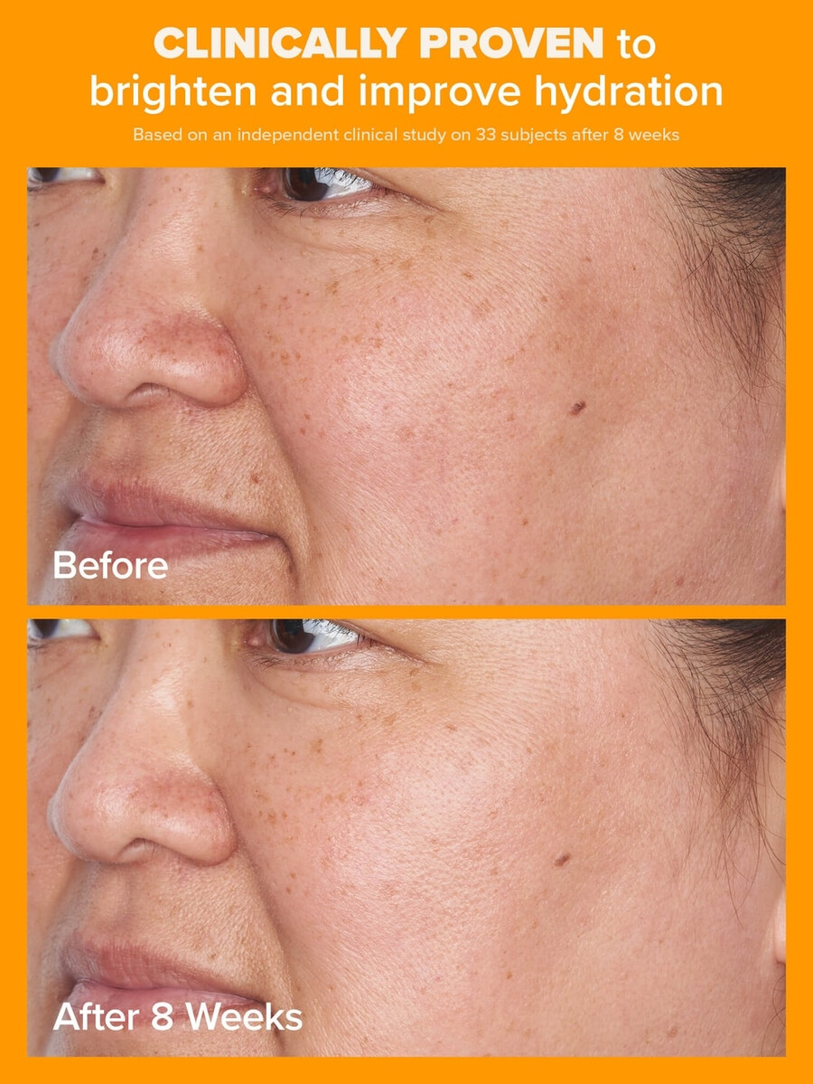 cremă hidratantă transparentă cu 5 vitamina c spf 50